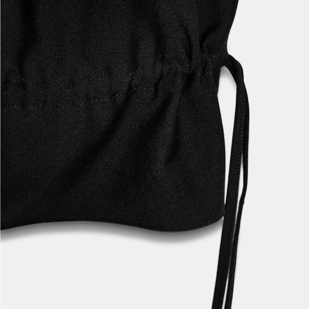 ZARA ZW COLLECTION CARGO PANTS WITH BOWS - Picture 5 of 8